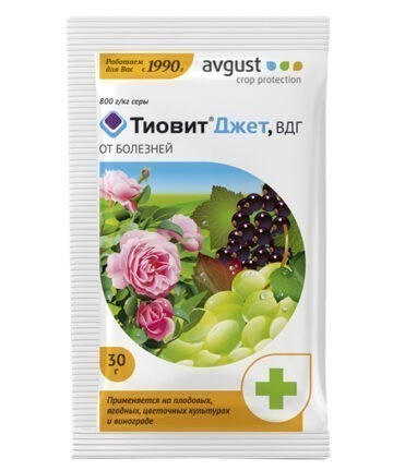 Тиовит Джет для всех культур от мучнистой росы 30гр AVGUST