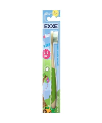Зубная щетка детская "Kids" мягкая, 2-6 лет "EXXE"