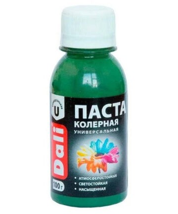 ПАСТА КОЛЕРН. УНИВЕРС. "DALI" ОЛИВКОВАЯ 0,1 КГ (8) "РОГНЕДА"