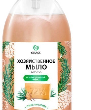 Мыло хозяйственное жидкое с маслом кедра GRASS 1000мл