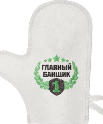 Рукавица "Главный банщик" Эко, БАННАЯ ЛИНИЯ™