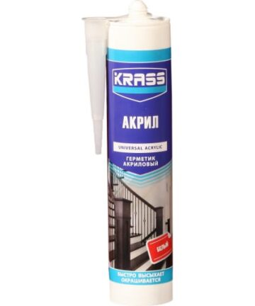 Герметик акриловый KRASS Белый 300мл Россия