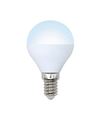 LED-G45-7W/NW/E14/FR/NR Лампа светодиодная . Форма "шар",матовая. Серия Norma, Белый свет. Volpe