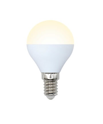 LED-G45-7W/WW/E27/FR/NR Лампа светодиодная . Форма "шар",матовая. Теплый свет.