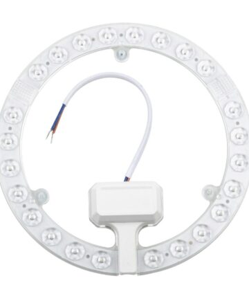 ULE-Q930-24W/4000K IP40 CLEAR Светильник-модуль, светод. с драйвером, 220В, 195мм, белый свет VOLPE