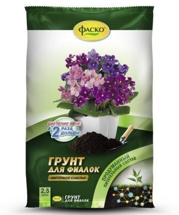 Грунт для фиалок Цветочное счастье "ФАСКО" 2,5л