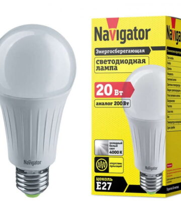 Лампа светодиодная 61 282 NLL-A70-20-230-4K-E270 Navigator 61282