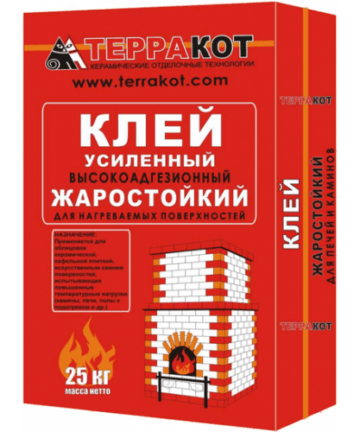 Клей усиленный "Терракот" жаростойкий (5 кг.)