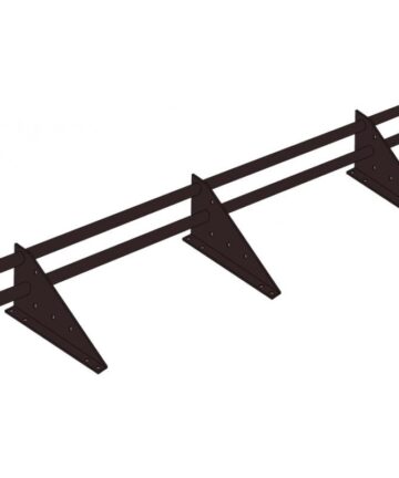 СНЕГОЗАДЕРЖАТЕЛЬ ТРУБЧАТ RAL8017 L3.0