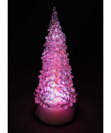 Фигура светодиодная "Елочка", 1LED, 27*11см, разноцв., перелив.жидкость 3*АА КОСМОС EL107