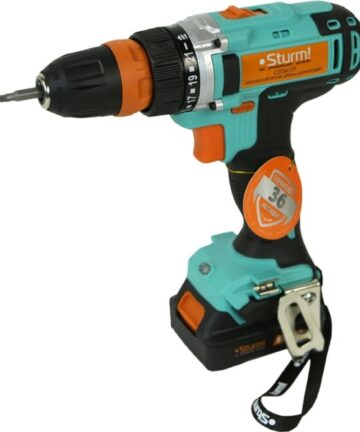 Дрель аккумуляторная STURM CD3612T 12В, 1 BatterySystem, 2 акк, 2,0 Ач, съемный патрон, кейс