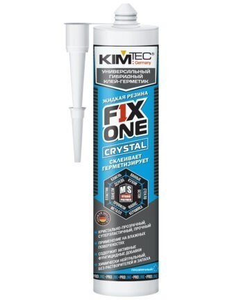 Клей-герметик MS "KIM TEC" FIX ONE прозрачный 290мл 03-04-05