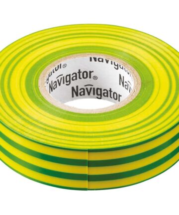 Изолента ПВХ  20м,19мм Navigator жел/зел. 71115