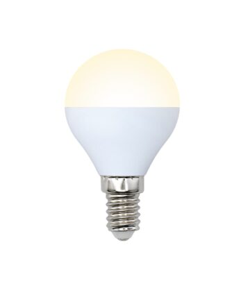 LED-G45-7W/WW/E14/FR/NR Лампа светодиодная . Форма "шар",матовая. Серия Norma, ТеплБелый свет. Volpe