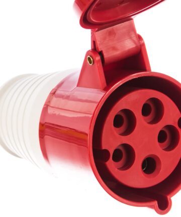 Розетка 225 переносная 3Р+РЕ+N 32А 380В IP44 TDM SQ0603-0014
