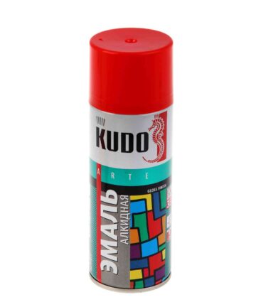 КРАСКА АЭРОЗОЛЬ КРАСНАЯ 520 МЛ (12) "KUDO" KU-1003