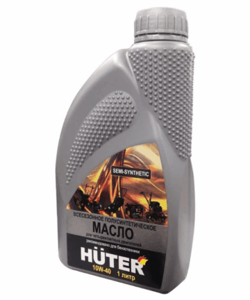 Масло моторное 10W-40 для 4-хтактных двигателей, для техники Huter. 1л 73/8/1/1