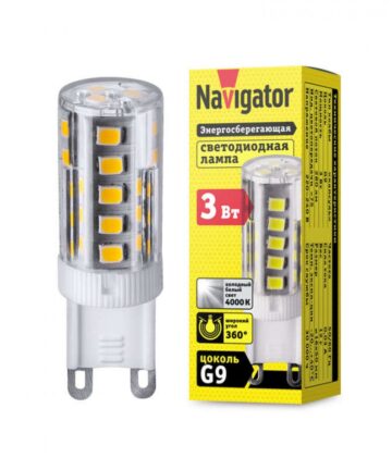 Лампа светодиодная 71 994 NLL-P-G9-3-230-4K 3Вт 4000K белый G9 280лм 220-240 В Navigator 19950