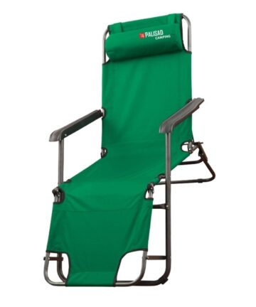 Кресло-шезлонг двухпозиционное 156*60*82см Camping// Palisad