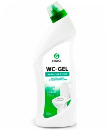Средство чистящее "WC-gel" для сантехники, кислотное 0,75л GRASS