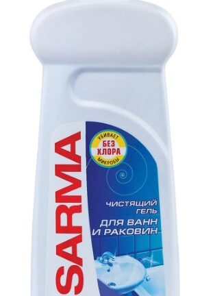 Гель чистящий для сантехники антибактериальный универсальный "SARMA" 500мл
